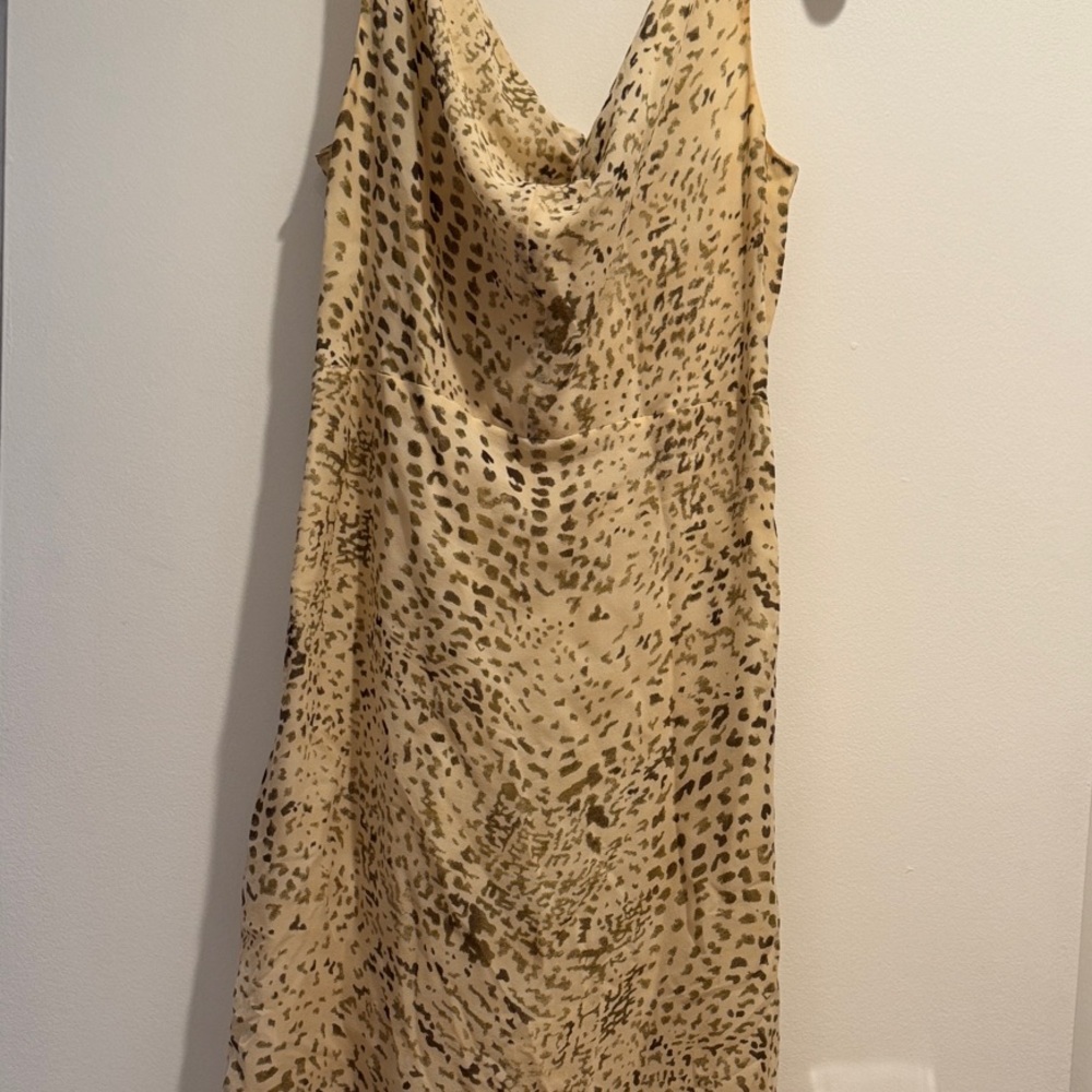 MaxMara Beige Leopard Dress
